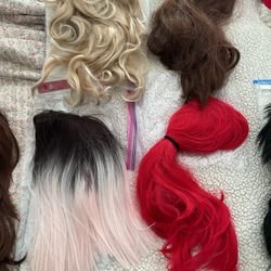 Halloween Wigs. Most Brand New Or Used Once