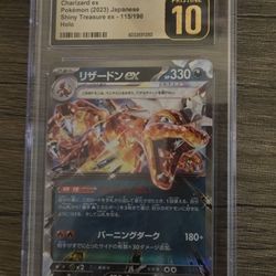 Pokemon Charizard EX Japanese CGC 10