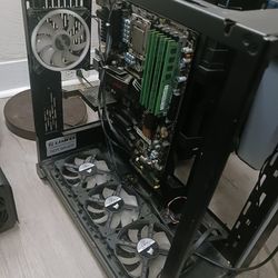 Lian Li 001 PC Case W/EVGA X58 SLI Motherboard  & More