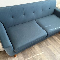 Blue Couch 🛋️ nice 👍 Modern Low