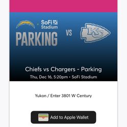 Tailgate Parking Pass