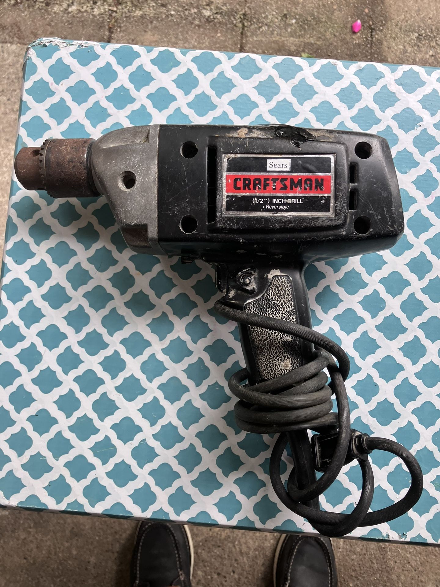 Vintage Sears Craftsman 1/2 “ Inch Drill (reversible)