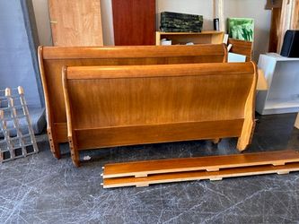 Sleigh Queen Bed Frame