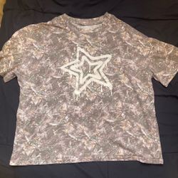 Y2K camo shirt