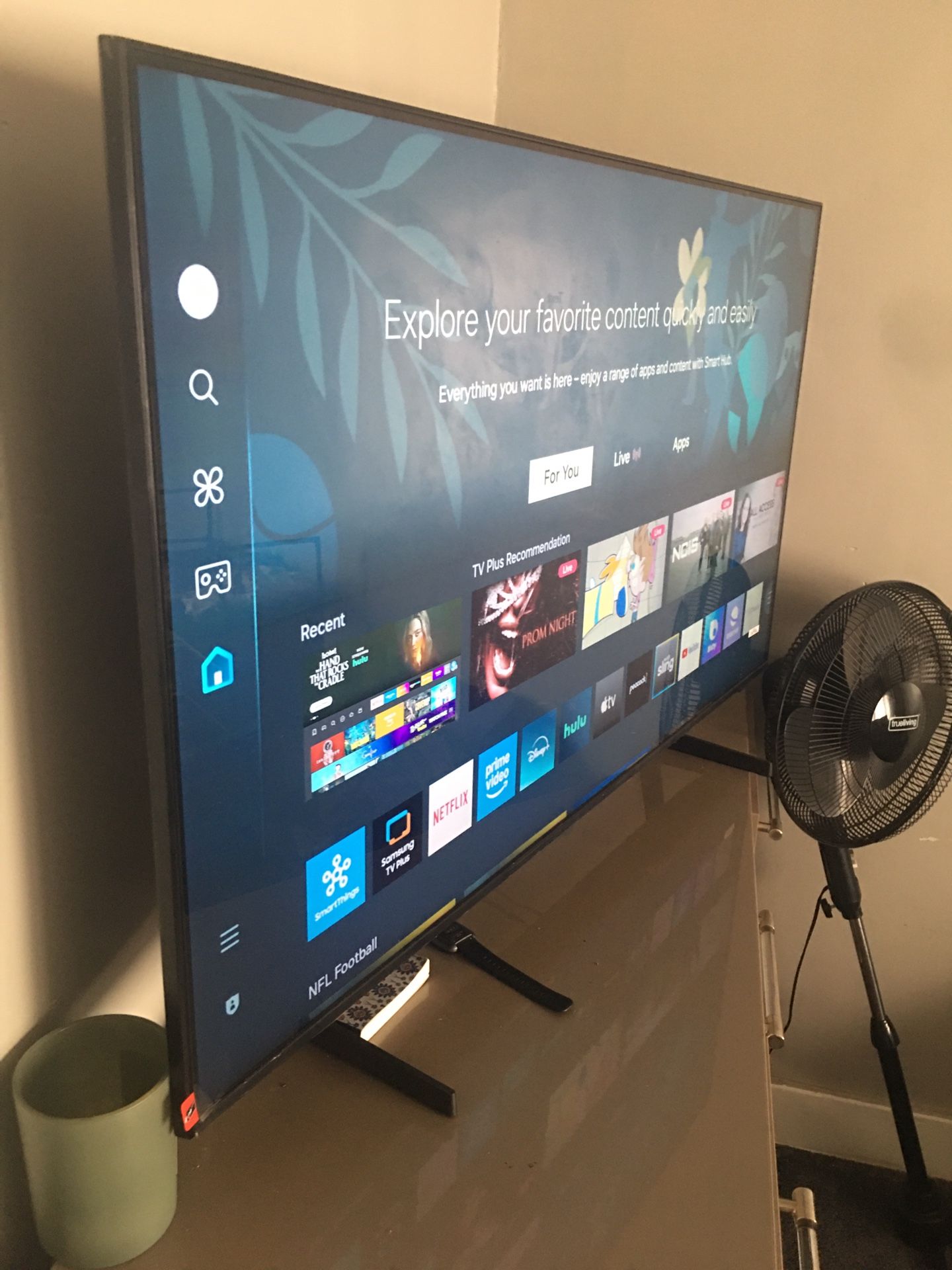 55” Smart Samsung Uhd Crystal
