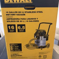 Dewalt 16gal stainless steel wet/dry vacuum