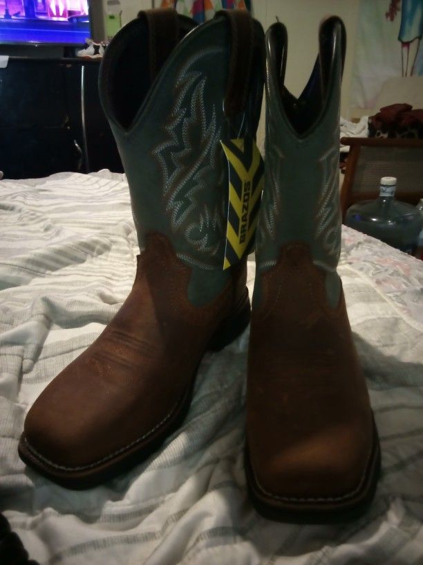 Boots Women 9 B Stell Toe