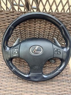 Lexus is steering wheel