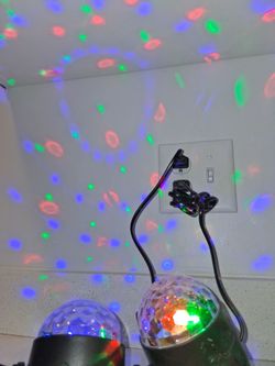 Pair of disco lights