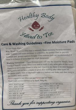 Moisture Pads / Protection - Fine - Wool 