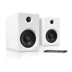 Innovative Technology Rechargeable Bluetooth Wireless 50 watt Bookshelf Speakers