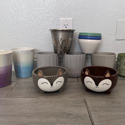 Ceramic Pots (10) All For $20
