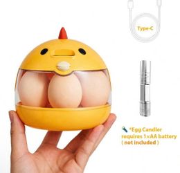 Small Home Incubator, Compact With Egg Candling Light, USB, Temperature Display, Lightweight Transparent Window, Suitable For Chicken, Duck, Quail, Go