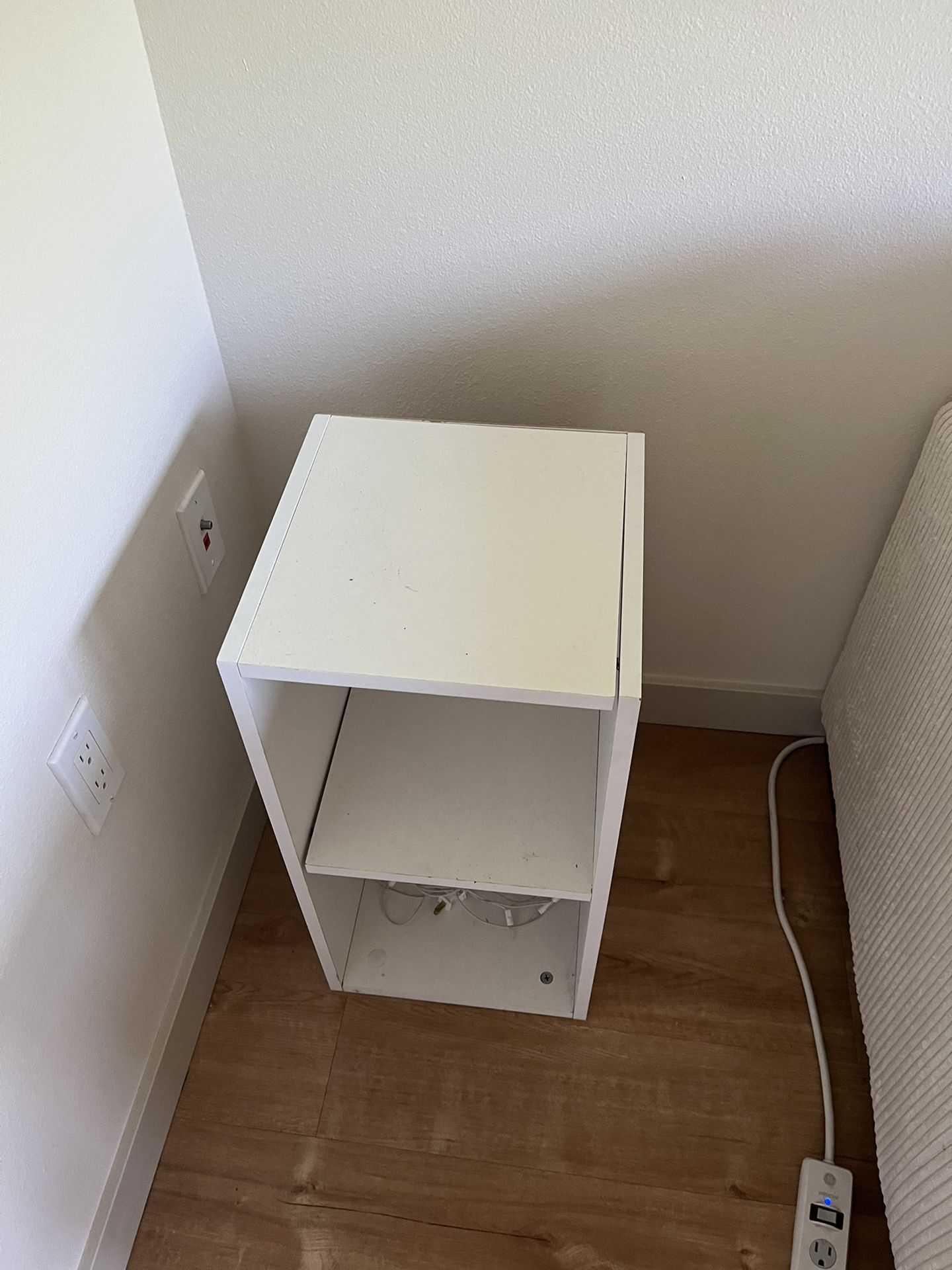 White Bedside Table (2 Available) 
