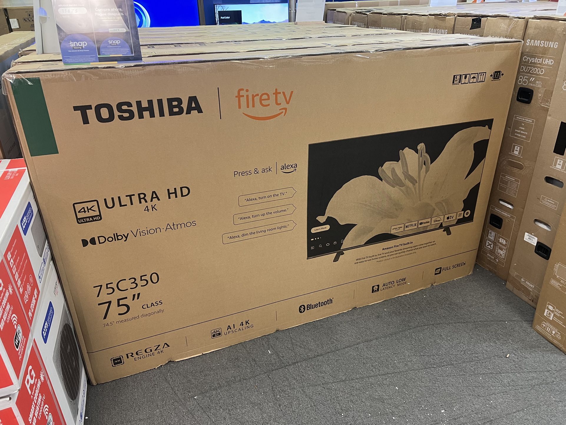 Toshiba 75” 4K Uhd Fire Tv