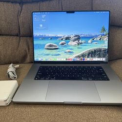 2021/2022 Apple MacBook Pro 16-Inch “M1 Max" 10 cores,32 cores GPU,64GB ram,1TB SSD,Great,fast