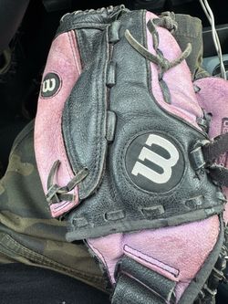 Size 11.5 Wilson Black Pink Girl Softball Baseball Glove