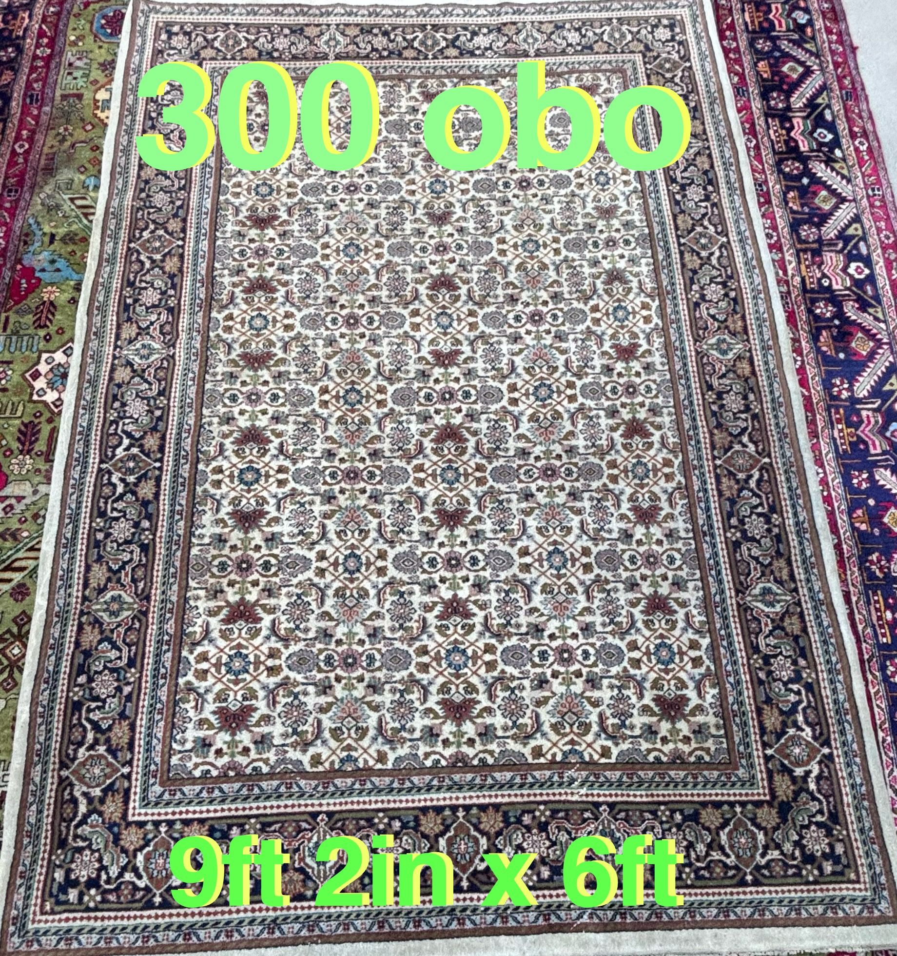 Vintage Wool Handmade Rug 