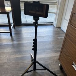 New Phone Tripod, 72" Camera Stand Tripod with Remote and Phone Holder, Stable & Adjustable Tall, Suit for iPhone/Digital Camera