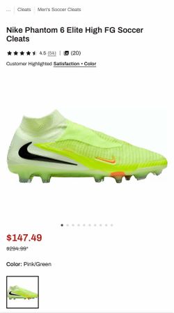 Soccer cleats new