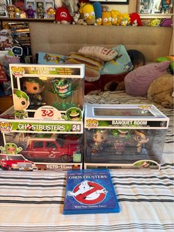 Ghostbusters Funko Pop Lot with Blu-ray