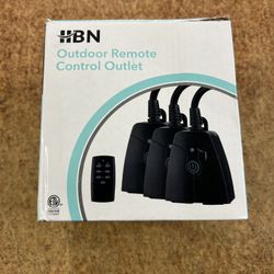 HBN Outdoor Remote Control Outlet