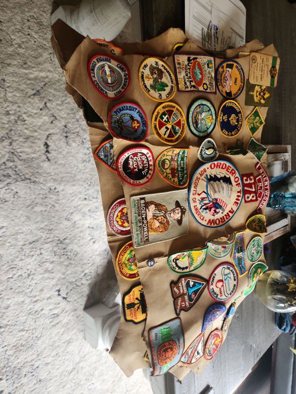Vintage Boy Scout Patches And Medals