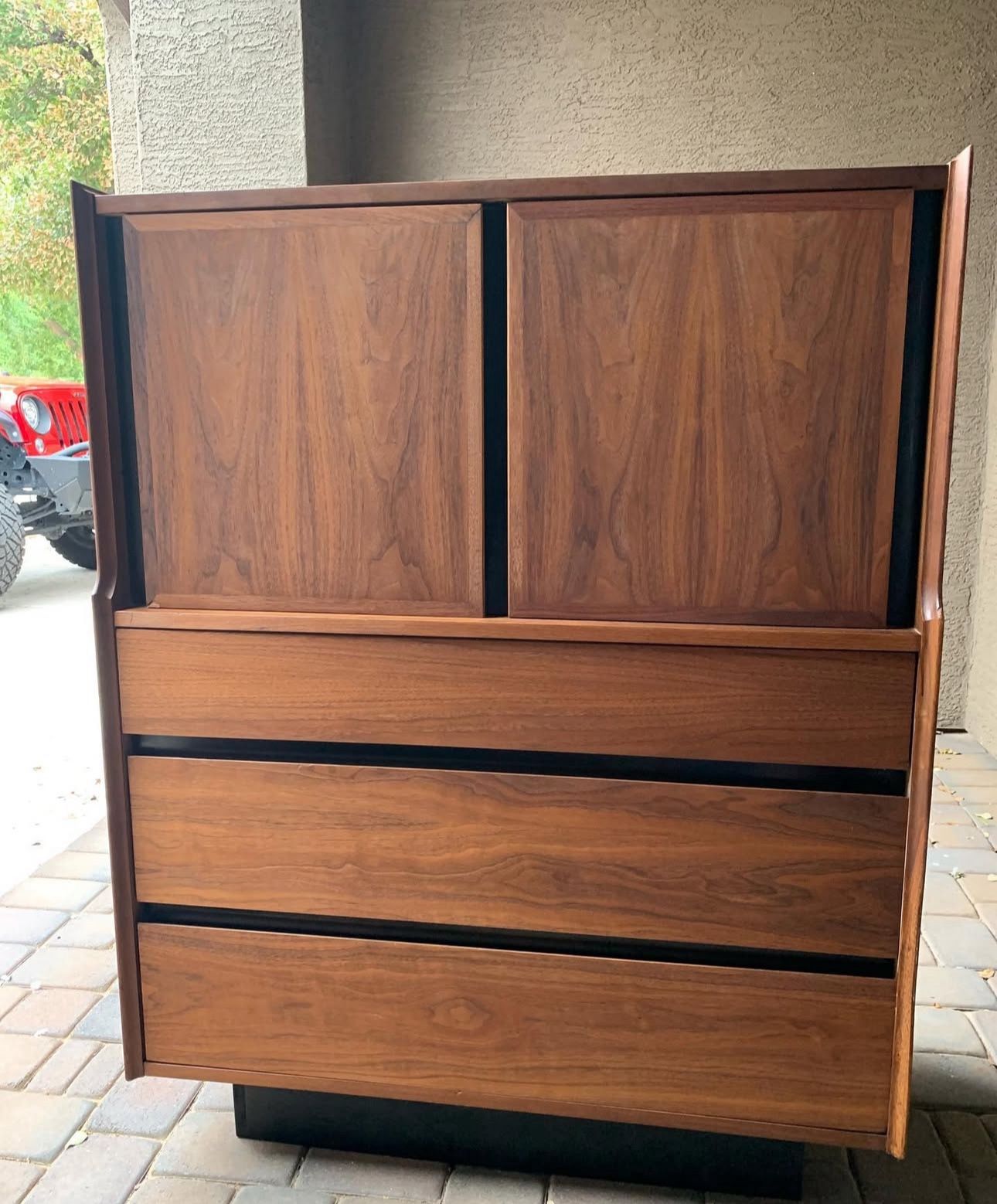 Mid Century Highboy Dresser By Dillingham