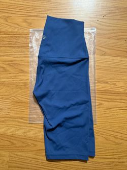 Lululemon Blue High-Waist Shorts