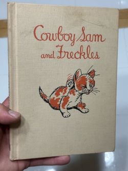 VTG Cowboy Sam And Freckles Edna Walker Chandler Children's Book 1960