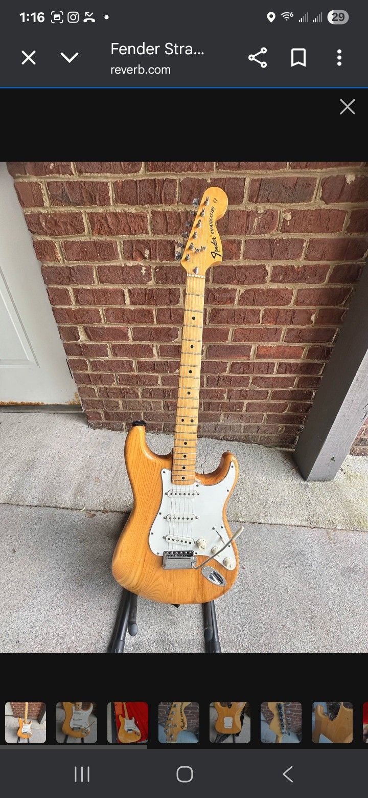 Fender Natural Stratocaster