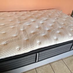 Beautiful Queen Size Mattress And Box Spring With Free Delivery!