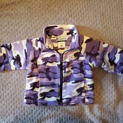 Girls 2T Columbia zip-up fleece