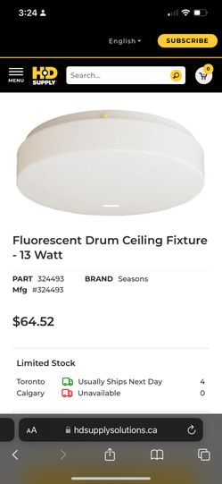 11” Exterior Light 