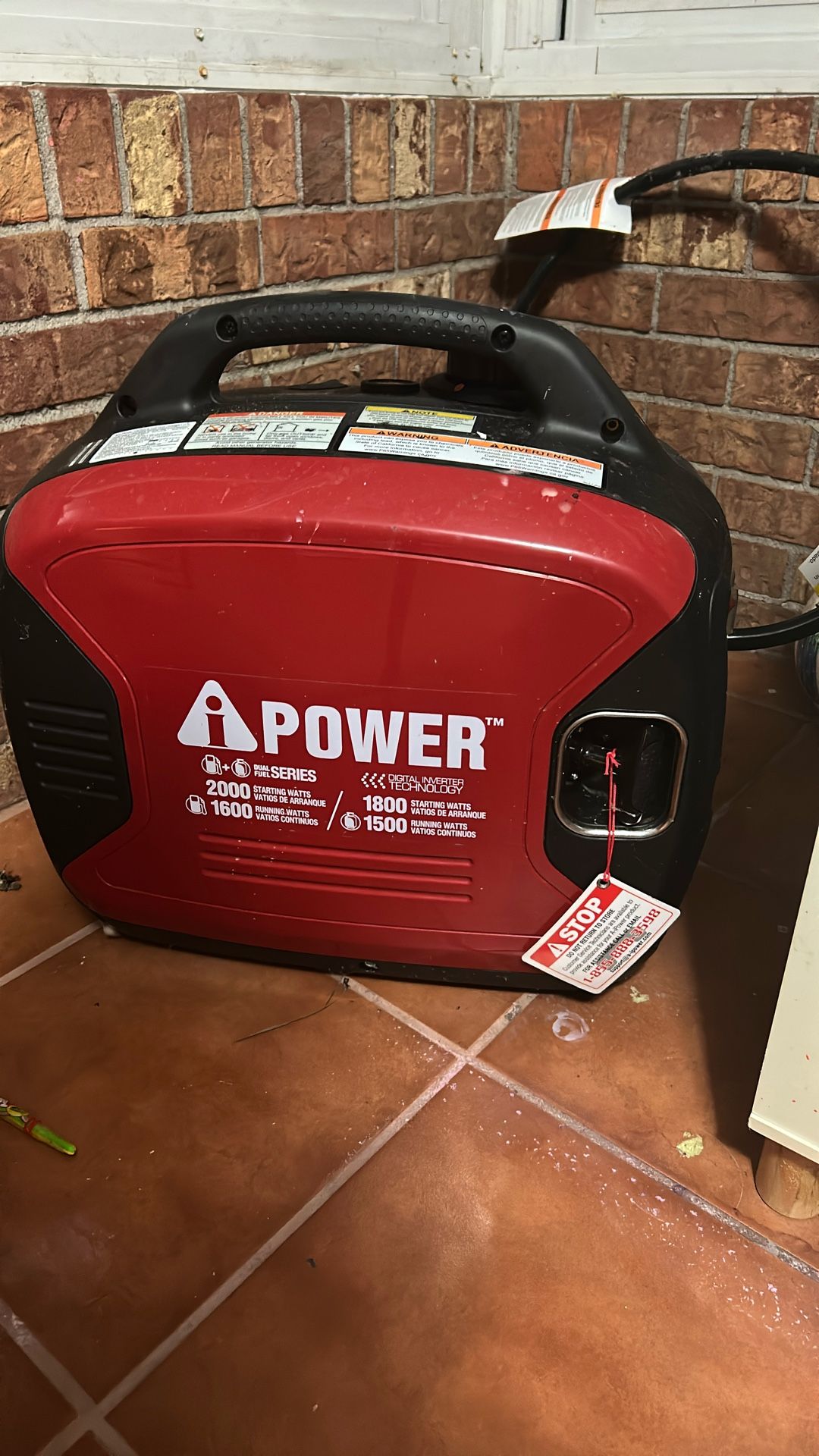 NEW A-iPower SUA2000iD Dual-Fuel Inverter Generator – 2000W | Gas & Propane | Quiet & Portable
