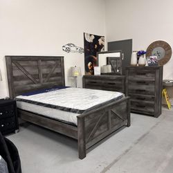 [OM] 🟪 Only $45 initial then take it home 🏡 Brand New  Wynnlow Bedroom Set