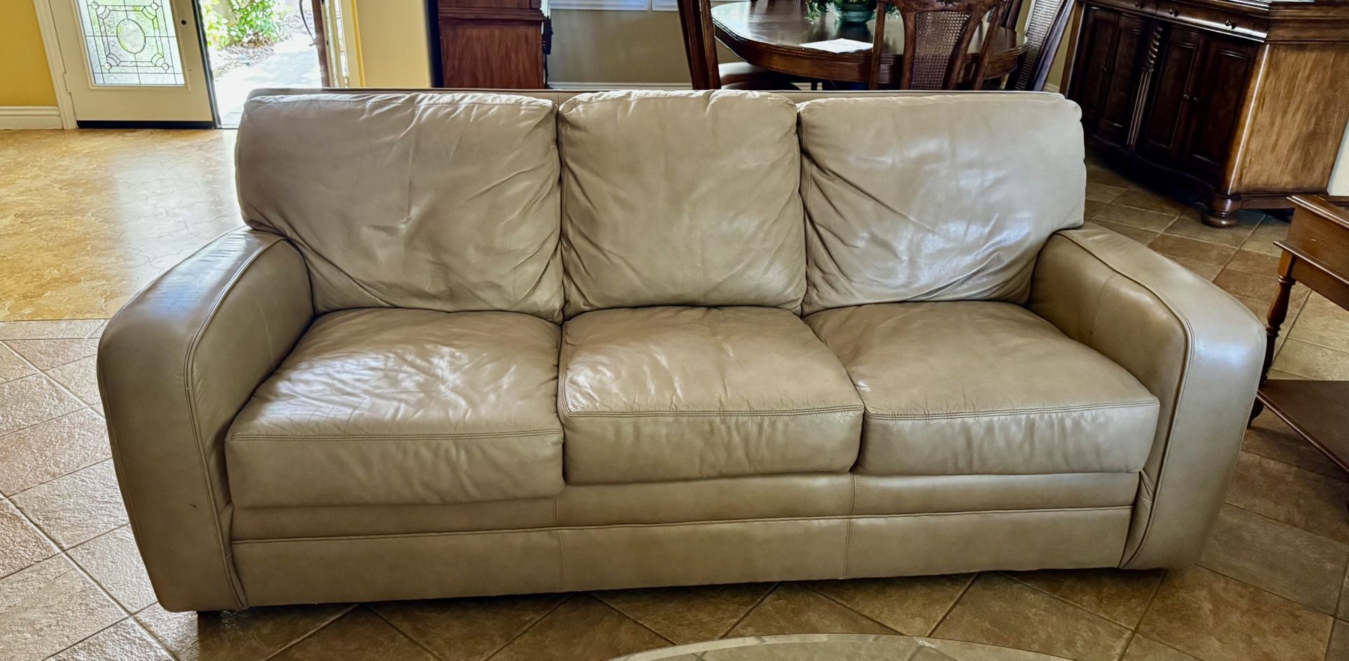 Leather Sofa Like New