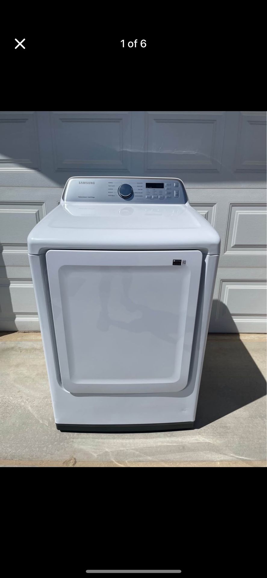 Samsung 7.4 cu. ft. ELECTRIC Dryer with Sensor Dry and 10 Drying Cycles