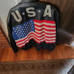  large leather jacket