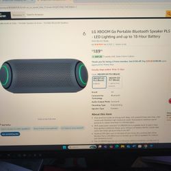 LG  XBOOM GO Portable Speaker PL5