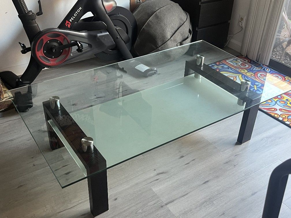 Glass Coffee Table.
