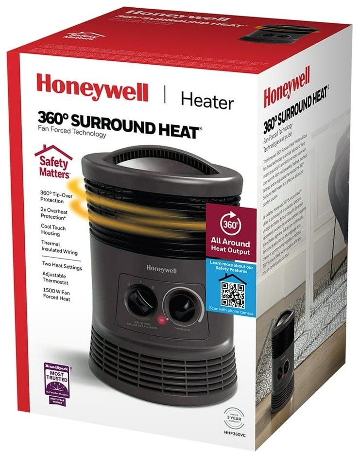 HONEYWELL 360 Degree Fan Forced Heater HHF360V