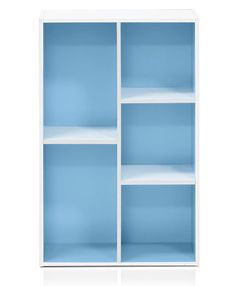 Blue And White Cubby Storage