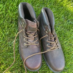 Leather Upper Work Boots For Men Size 13☀️