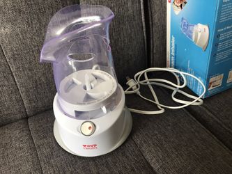 Steam inhaler only used once + 1 inhalant pad