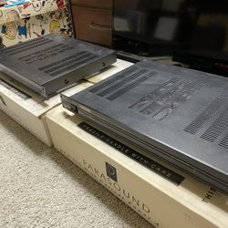 (2) Parasound HCA-600 High Current Power Amplifier