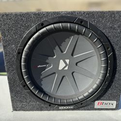 Kicker Compared Subwoofer 10 Inch With Box