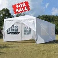 10x20 Party Tent Canopy Outdoor Gazebo Canopy Wedding Party Tent with 6 Sidewalls