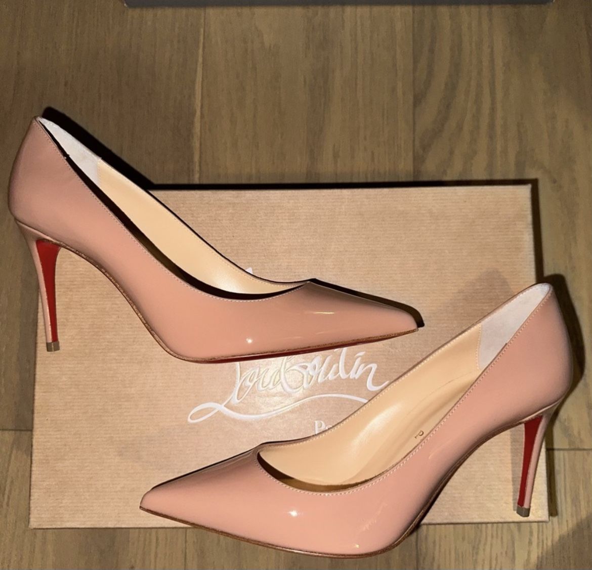 Kate 85 Louboutin Decollete Rosa Christian Louboutin Kate Heel