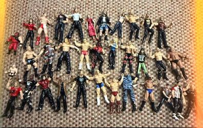 WWE Wrestling Action Figure Lot of 25+